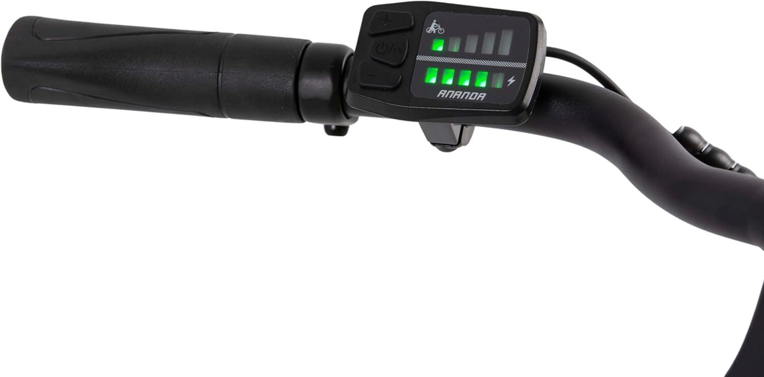 E-Moon 28" city bike a pedalata assistita, nera 3/5