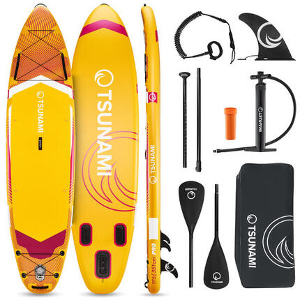Deska SUP PRO stand up paddle pompowana do pływania all-round TSUNAMI T11 350 cm