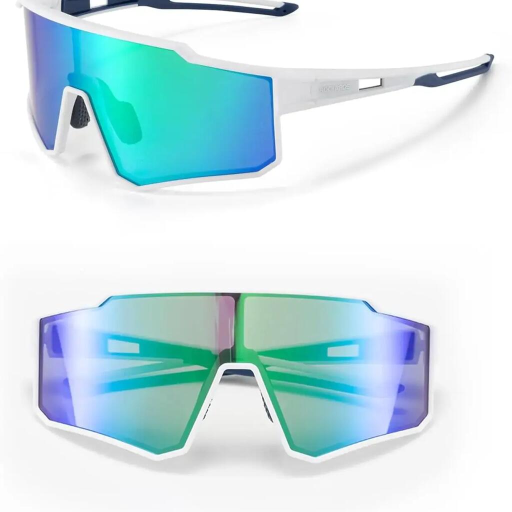Polarized Sports Cycling Glasses, White