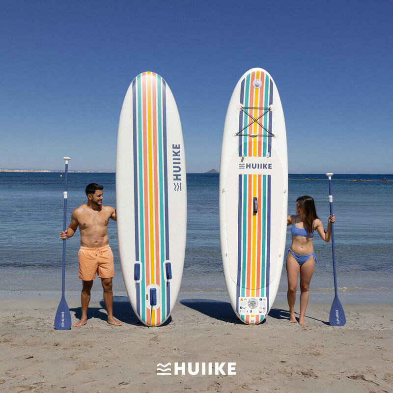Stand Up Paddling Board Premium Zubehör, HUIIKE, Weiß, große Stabilität 7/8
