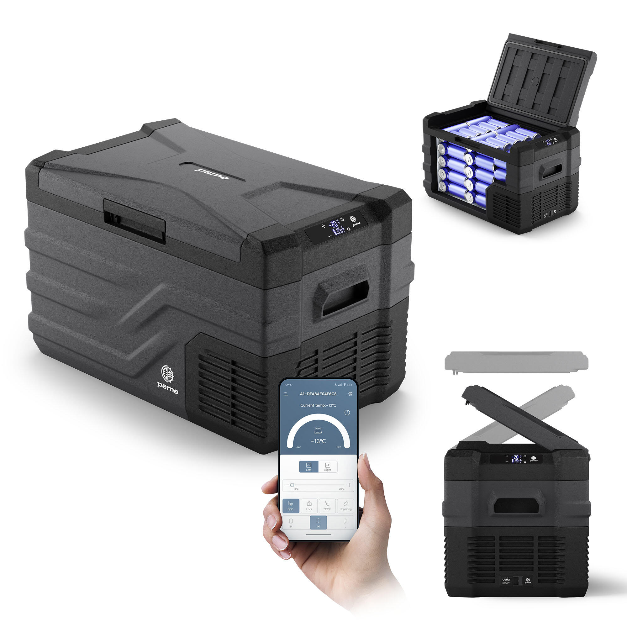 PEME Elektrický chladicí box Peme Quest 27L, 12/230v s mrazákem