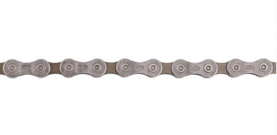 Shimano CN-HG53 9-fach Fahrradkette, 118 Glieder, für MTB und Rennrad, verchr...