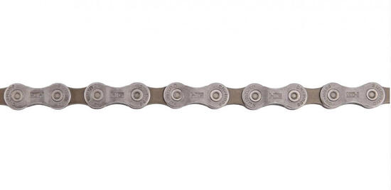 Shimano CN-HG53 9-fach Fahrradkette, 118 Glieder, für MTB und Rennrad, verchr...