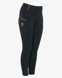 Equestro Filles Slim Fit Grip Legging