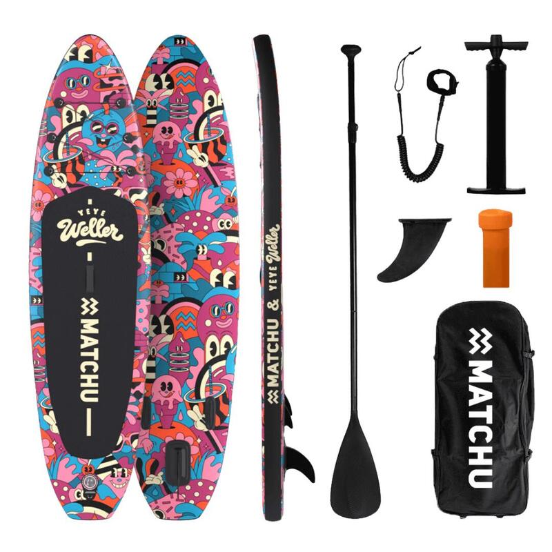 YEYE WELLER x MATCHU - Deska SUP pneumatyczna - Limited Art Collection