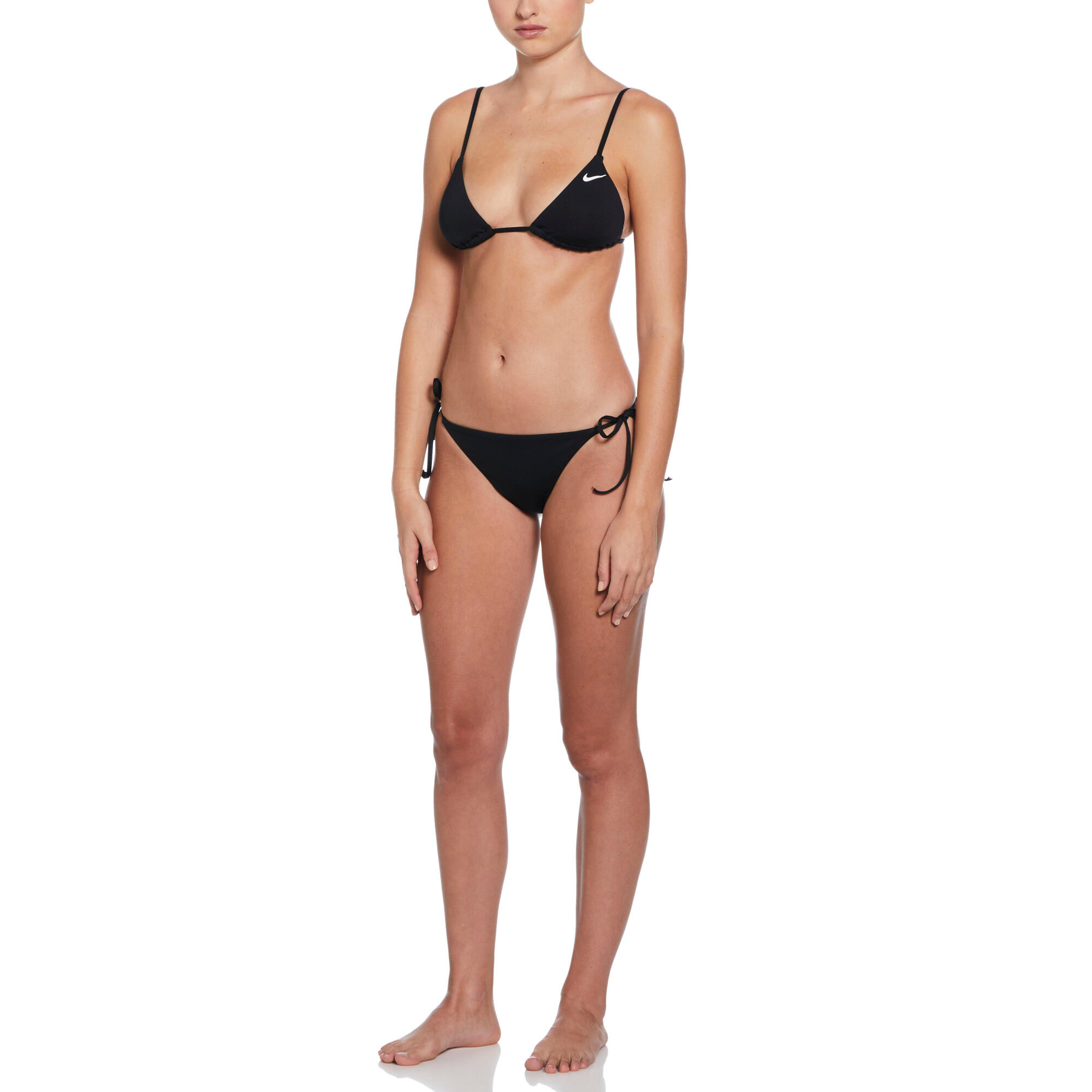 Nike Bikinihose String Solid Schwarz 3/5