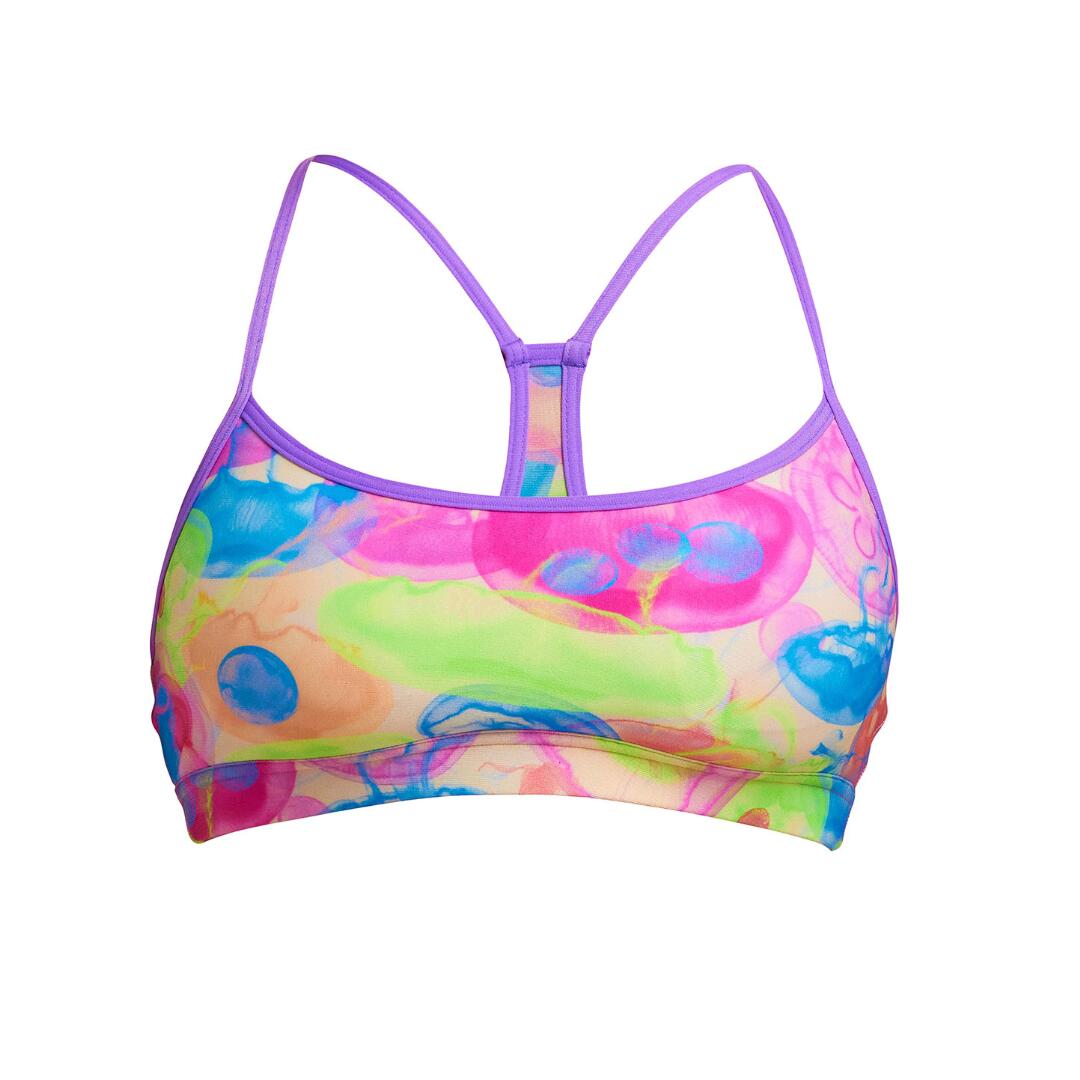 Top sportivo Funkita Swim Crop Top Sweet Sting 5/5