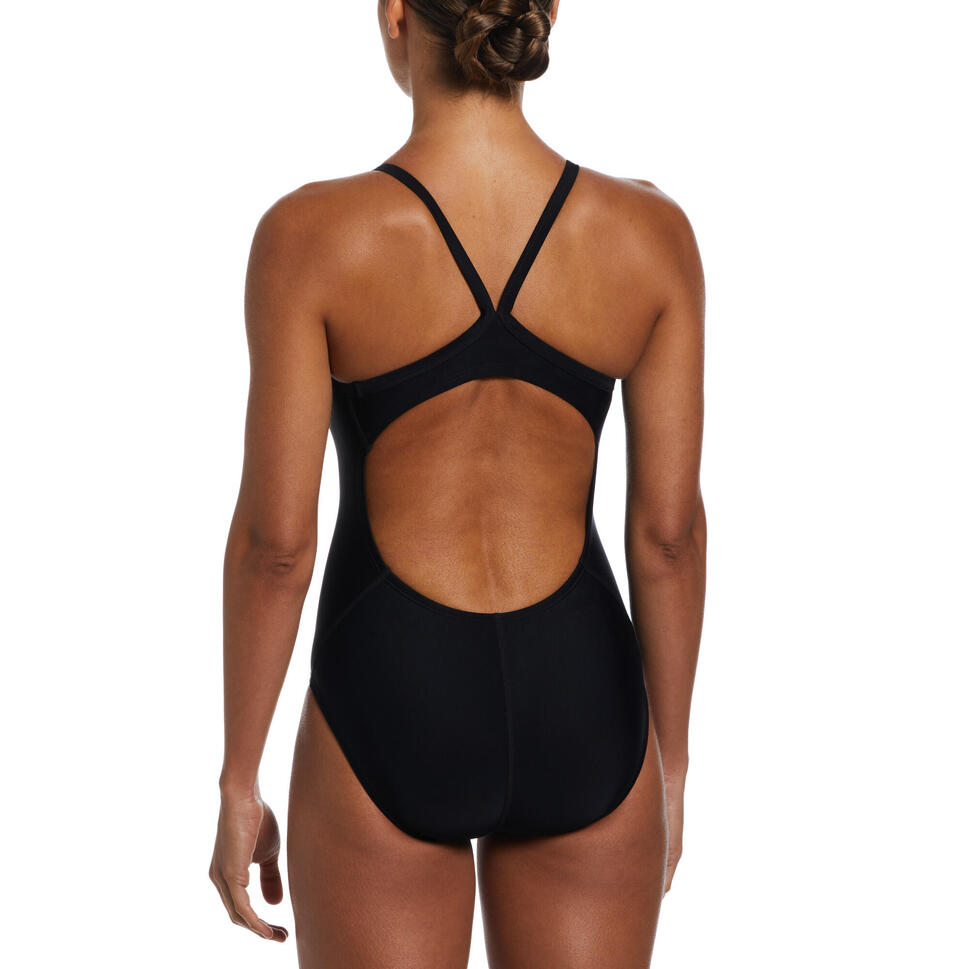 Strój pływacki jednoczęściowy damski Nike Solid Racerback