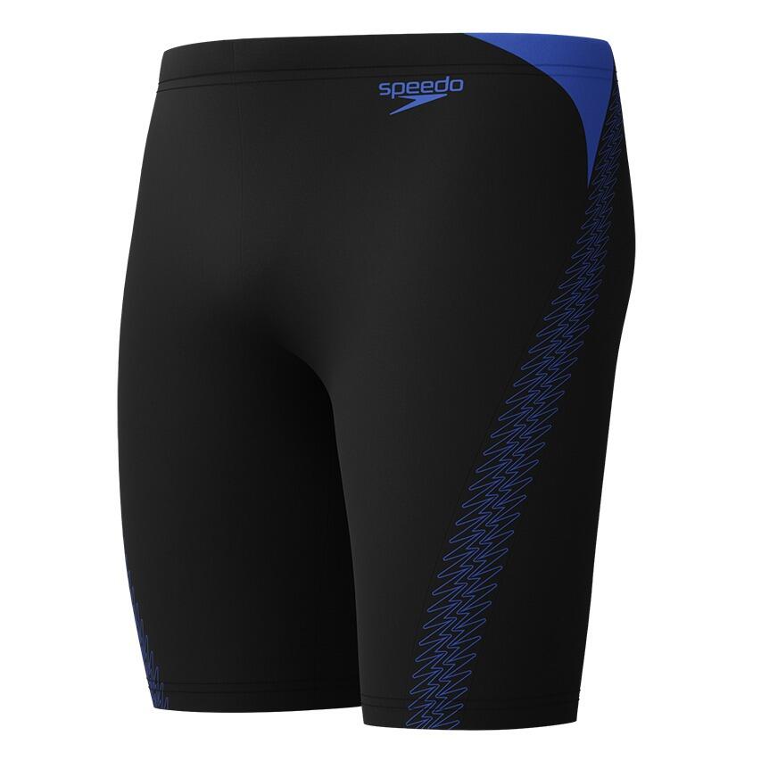 Jammer speedo hyperboom splice preto / azul