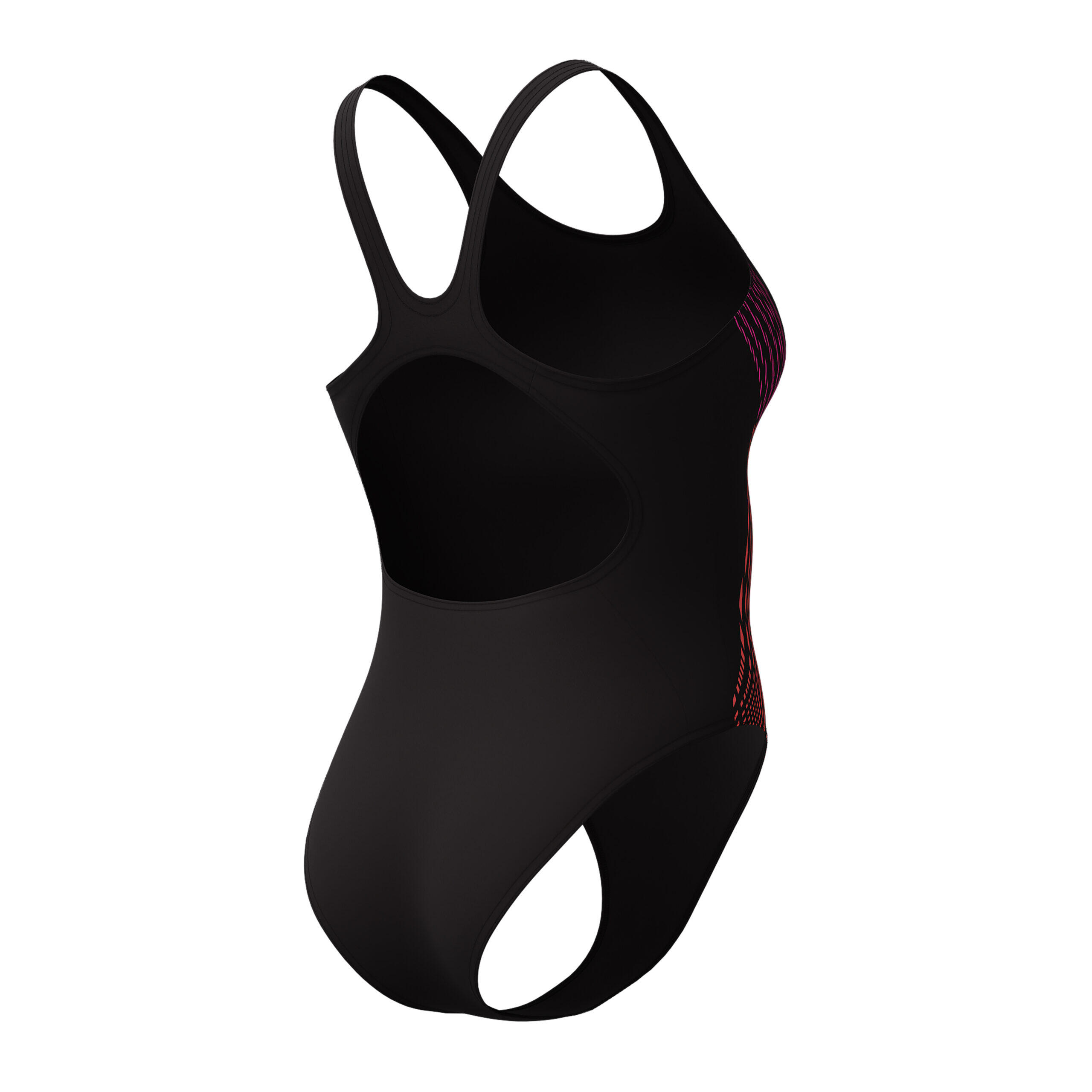 Maillot de bain Speedo Placement Muscleback Noir / Violet 4/5