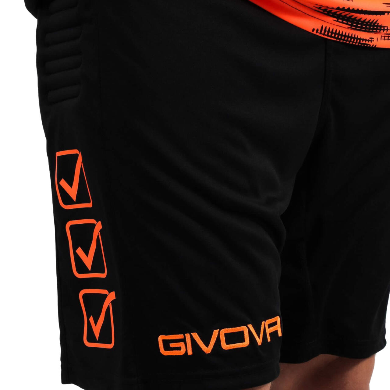 Completi portiere givova arancio fluo/nero 4/4