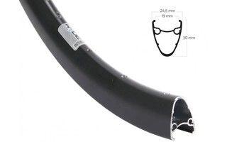 Rigida Cerchio Ryde 28" (622) Dutch19 36 fori nero alluminio.