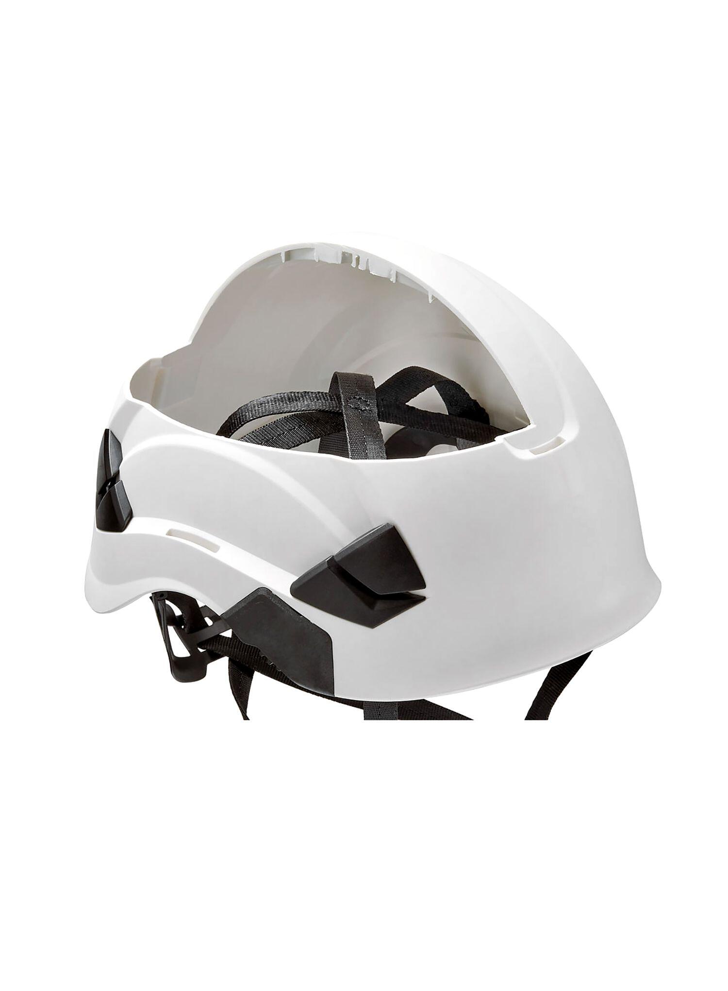 Casco de seguridad Petzl Vertex blanco — carcasa rígida, arnés ajustable 3/4