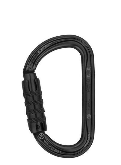 Mousqueton Petzl Am D Triact Lock alu noir 75 g