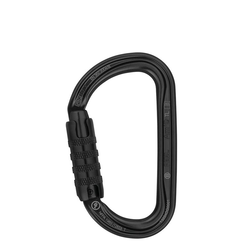 Mousqueton Petzl Am'D - Assureur/descendeur, Occasion Bon état, Contrôle Effectué