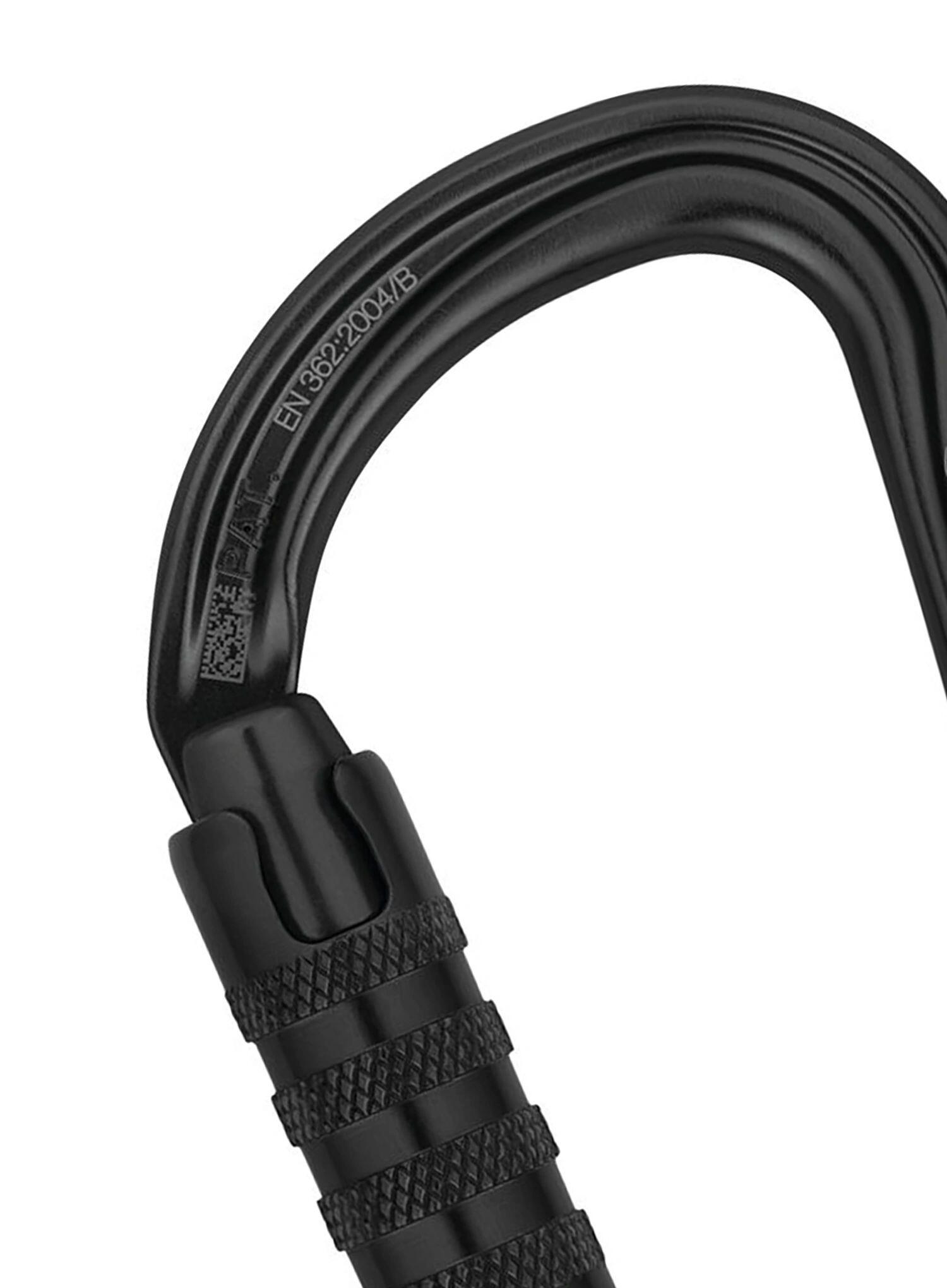 Mousqueton Petzl Am D Triact Lock alu noir 75 g 2/3