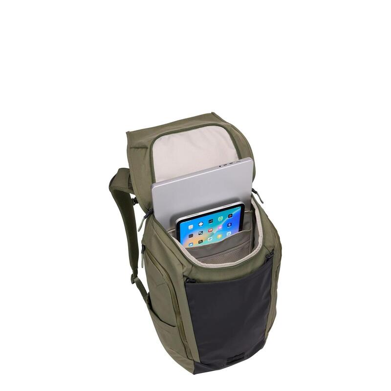Rucsac urban cu compartiment laptop, Thule, Paramount Commuter, 28L, Soft Green