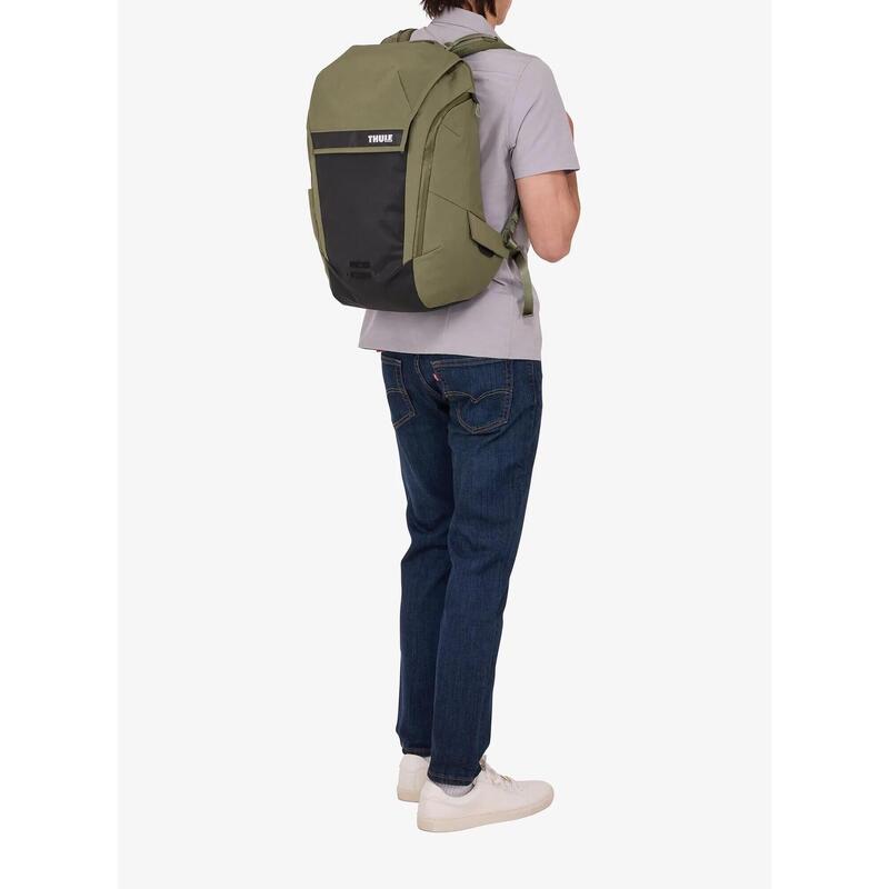 Rucsac urban cu compartiment laptop, Thule, Paramount Commuter, 28L, Soft Green