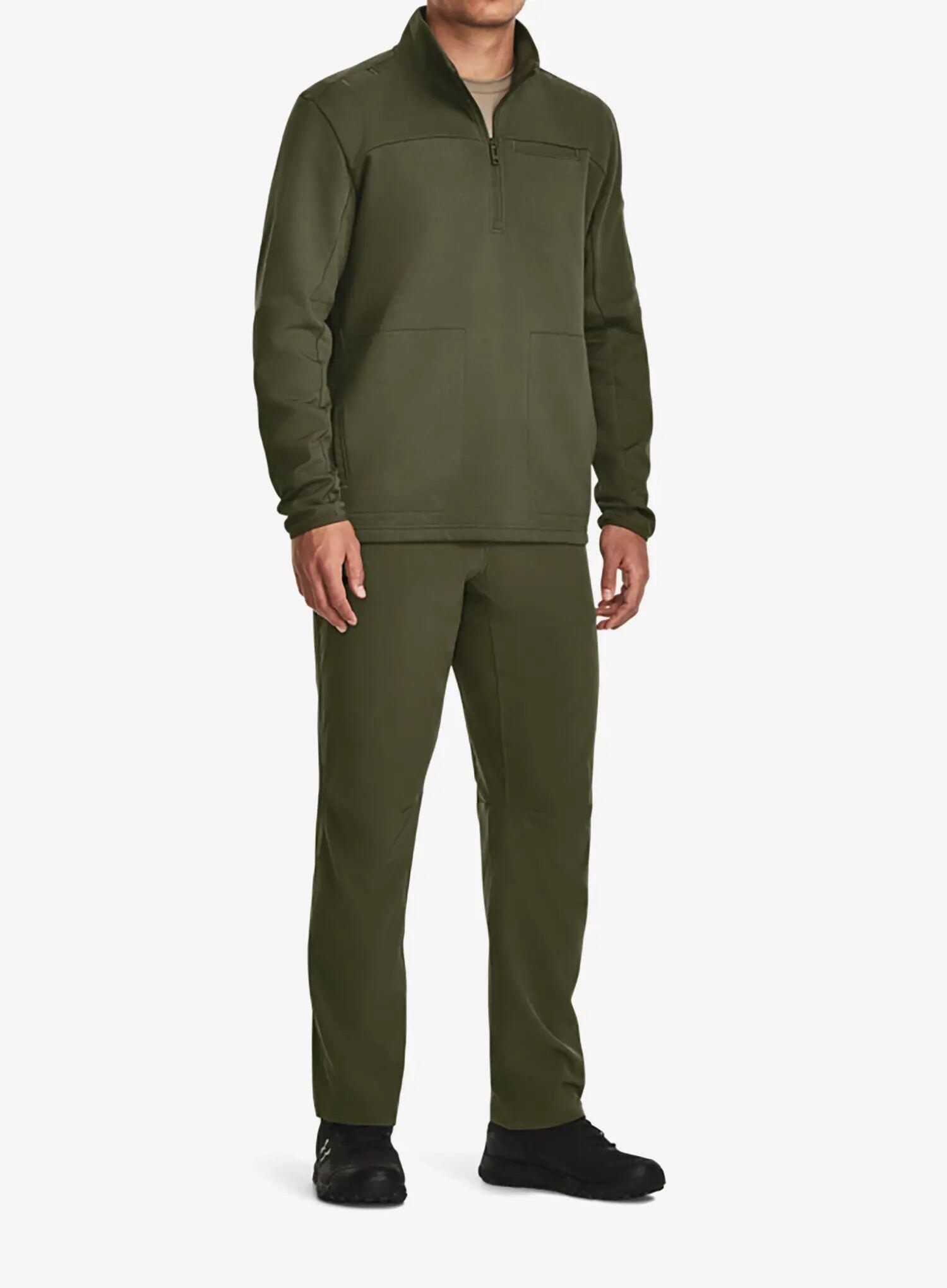 Bluza męska z zamkiem 1/2 Under Armour Tac Rival Job Fleece 3/5