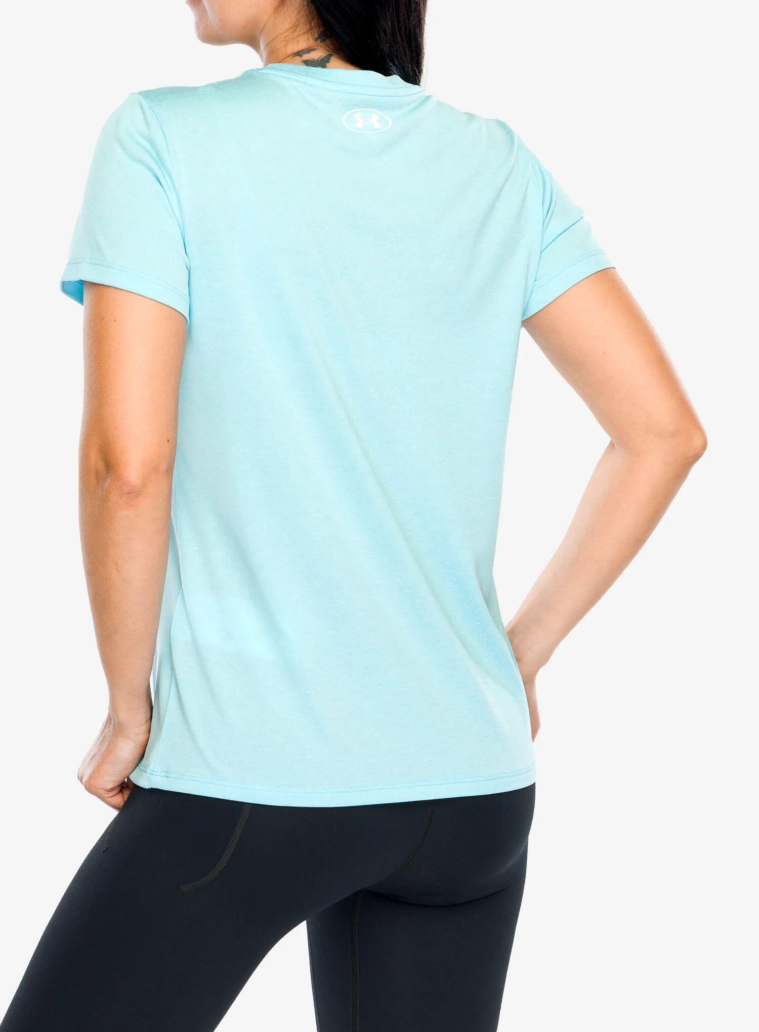 Maillot de manga corta Under Armour Tech Twist Azul para mujer 6/7