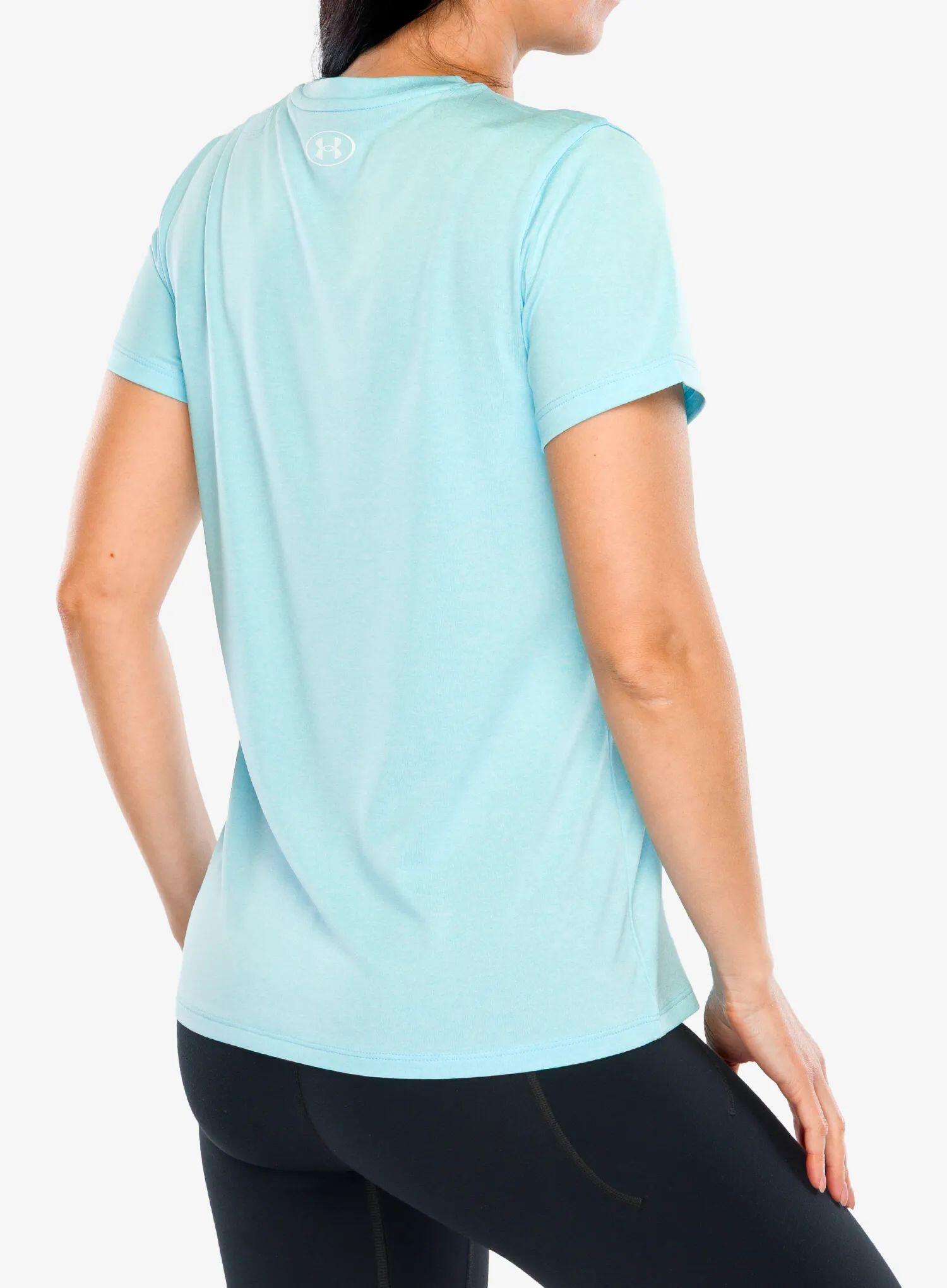 Maillot de manga corta Under Armour Tech Twist Azul para mujer 4/7