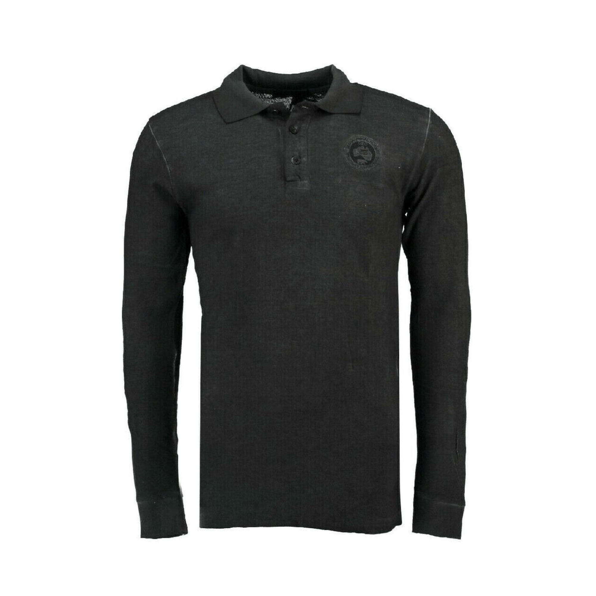 Geographical Norway - T-shirt De Randonnée Pour Enfants Geographical Norway Kacolino - Maillot Manches Longues - Noir - 7-8 Ans - Decathlon