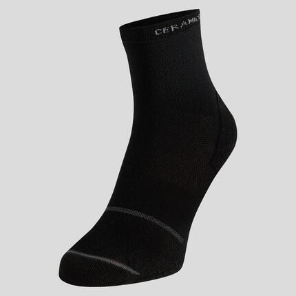 Chaussettes de cyclisme mi-hautes réfléchissantes Ceramicool ODLO