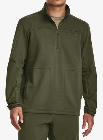 Sweat-shirt homme Under Armour Tactical Rival Job Fleece 1/4 Zip