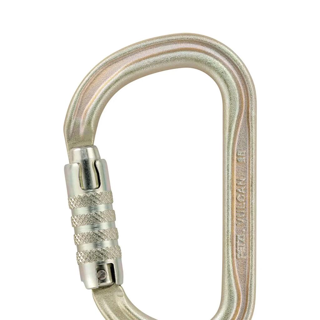 Carabiner Petzl VULCAN Triact-Lock Steel High Strength 45 kN H Profile 28 mm