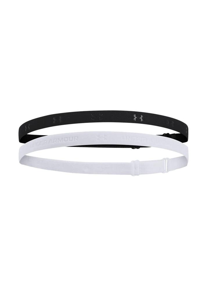 Opaska na głowę damska Under Armour Adjustable Mini Bands - black/mod gray