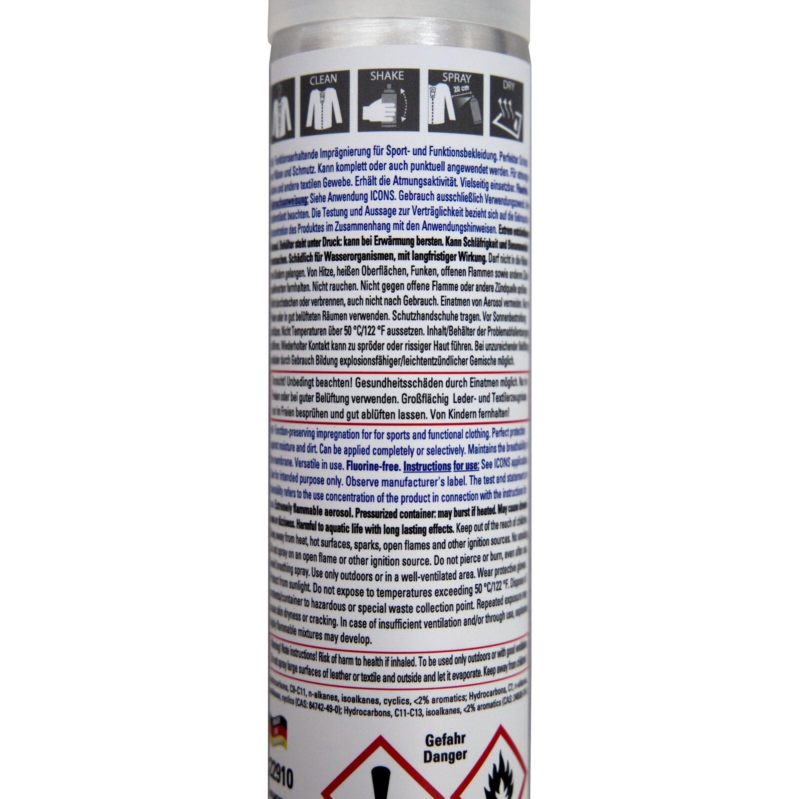 Imprägnierspray für Sport- und Funktionskleidung - Textile Proof 3/4