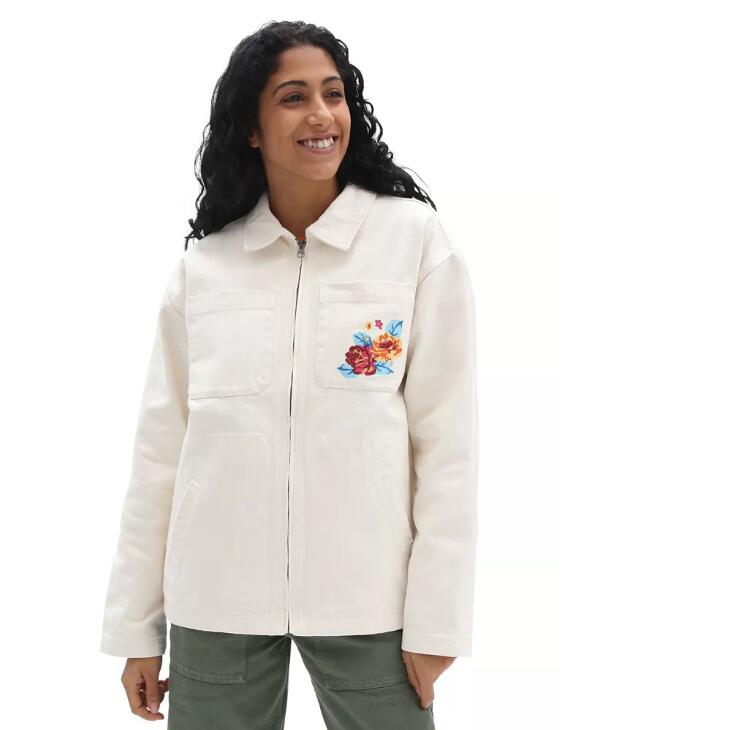 Vans - Veste De Randonnée Vans Needlework Pour Femme - Blouson - Beige - S - Decathlon