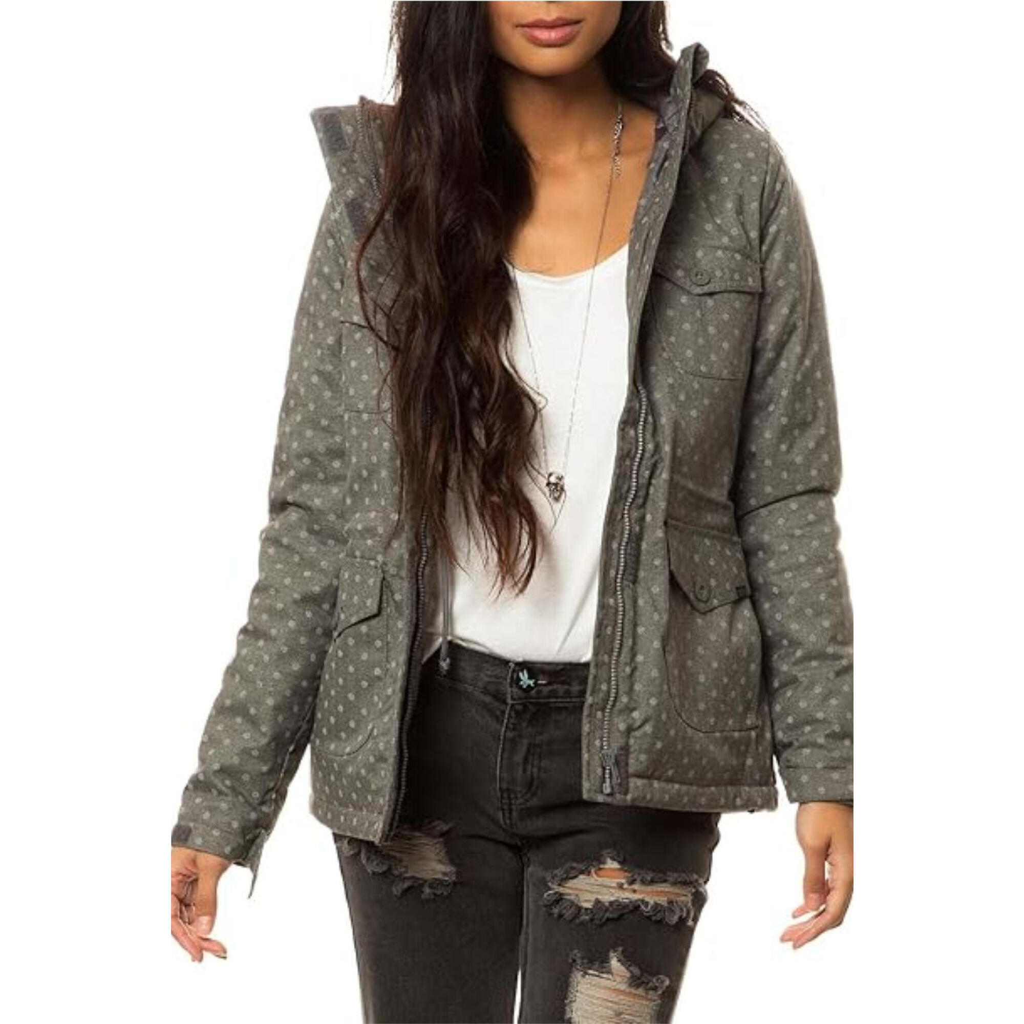Vans - Veste De Randonnée Pour Femmes Vans Trail Polka Dotdamska Vans Trail Polka Dot - Blouson - Gris - 42 M/l - Decathlon