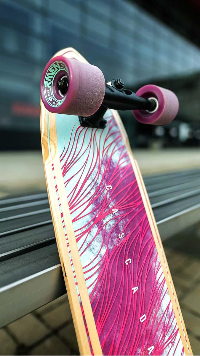 Longboard Cascada Rosa/Mint 2/5