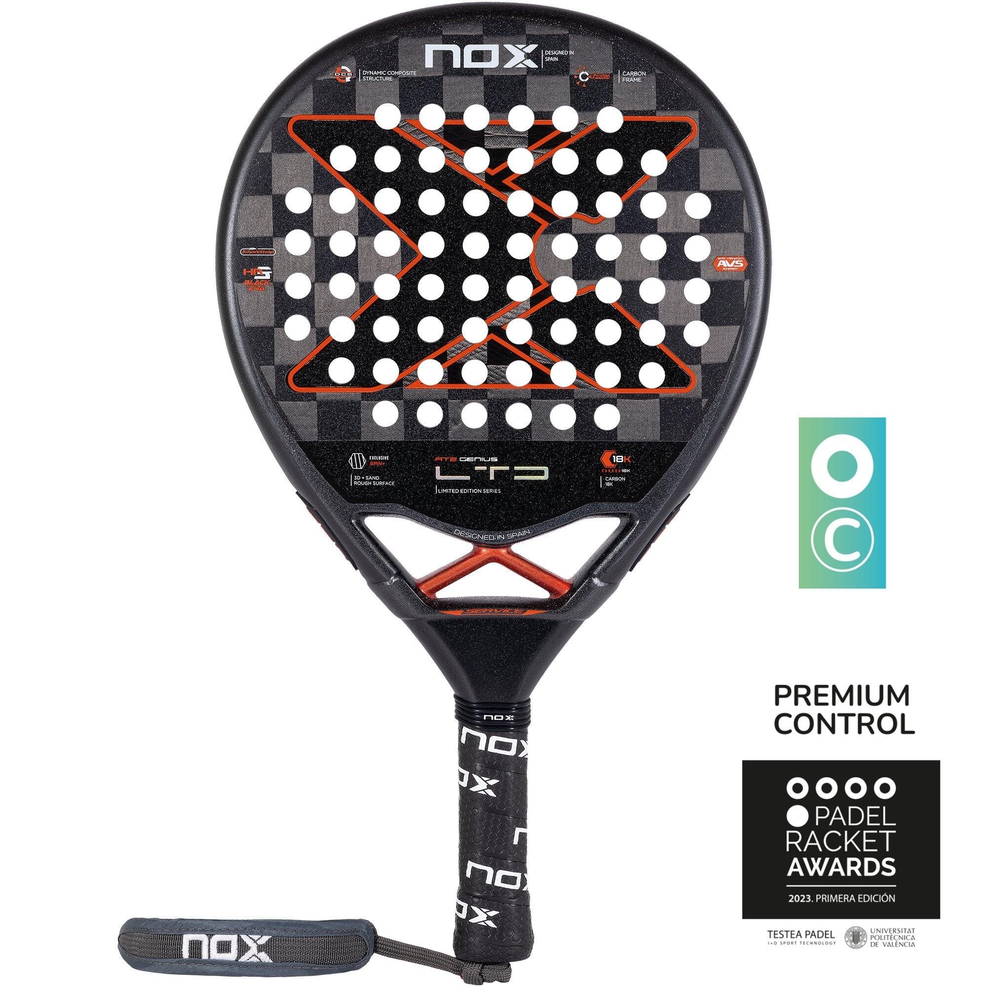 Nox - Raquette De Padel Nox At Genius Ltd 2023 - Raquette De Padel - Noir - Taille Unique - Decathlon