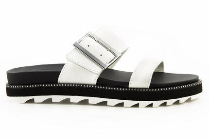 Chanclas Sorel Roaming de piel para mujer