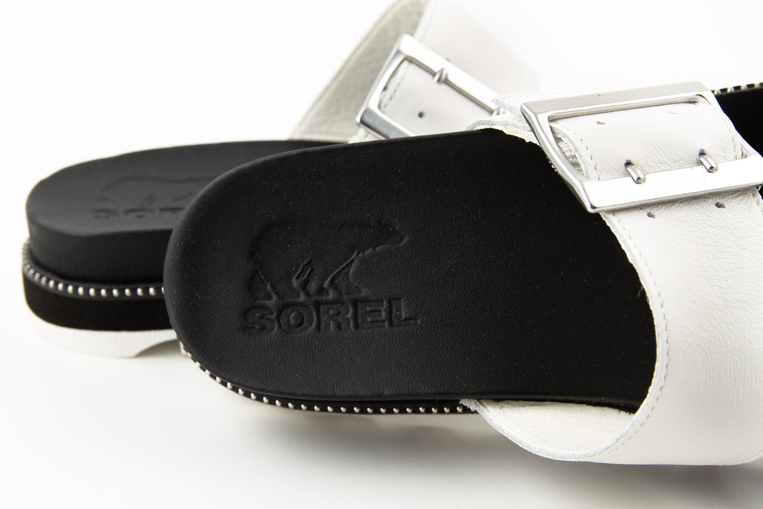 Chanclas Sorel Roaming de piel para mujer 6/7