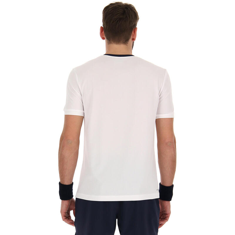Tricou barbati Lotto Squadra II, Alb
