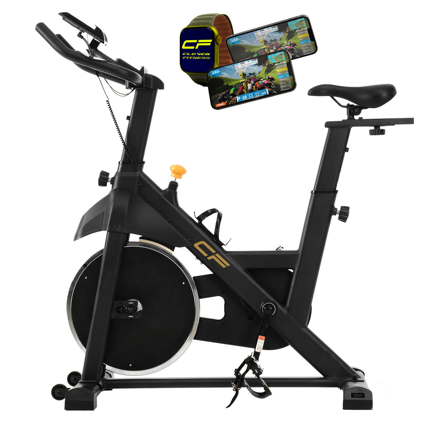 Indoor Cycling Bike. Hometrainer van hoge kwaliteit. 3/7