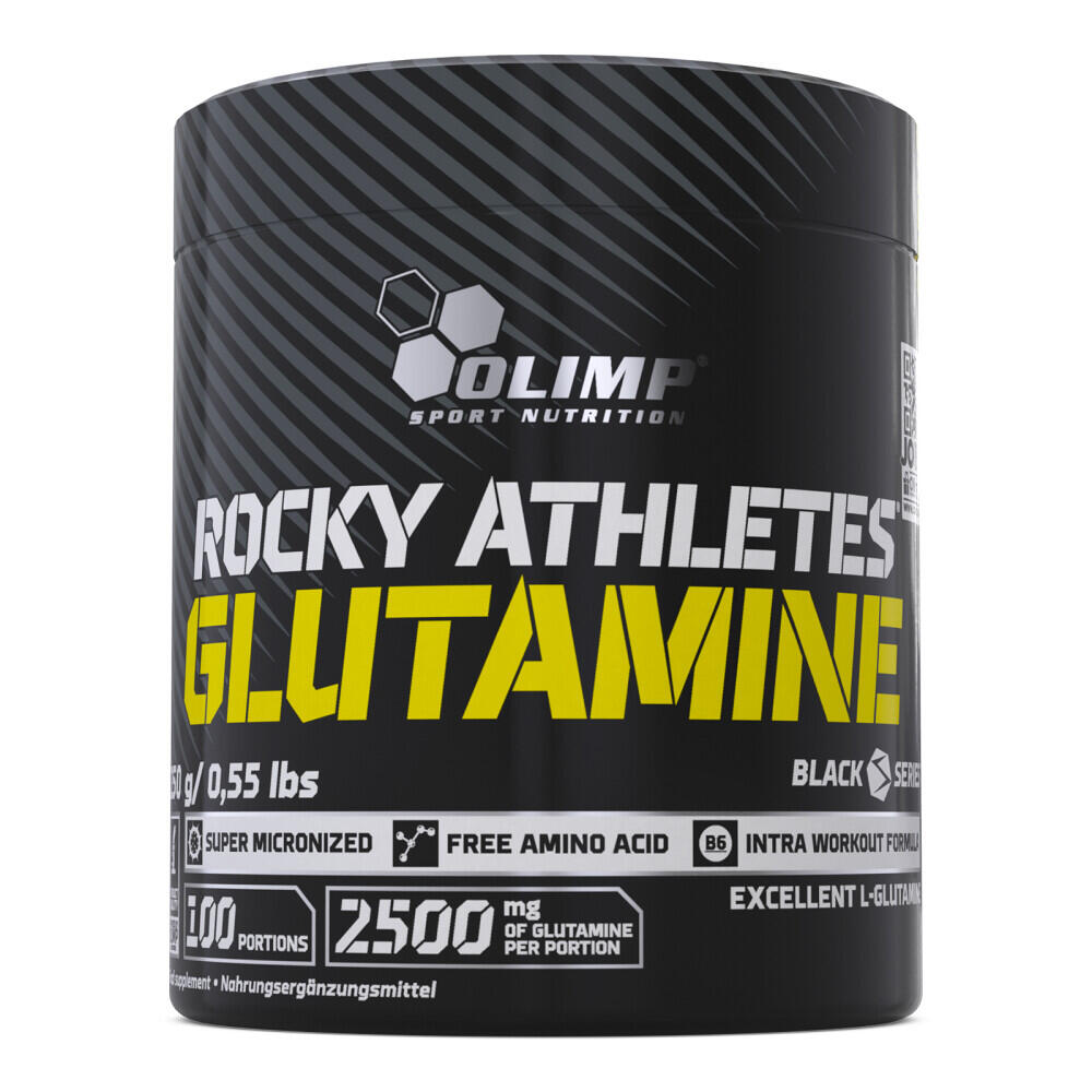 OLIMP SPORT L-Glutammina - Rocky Athletes Glutamine - Sapore neutro 250g
