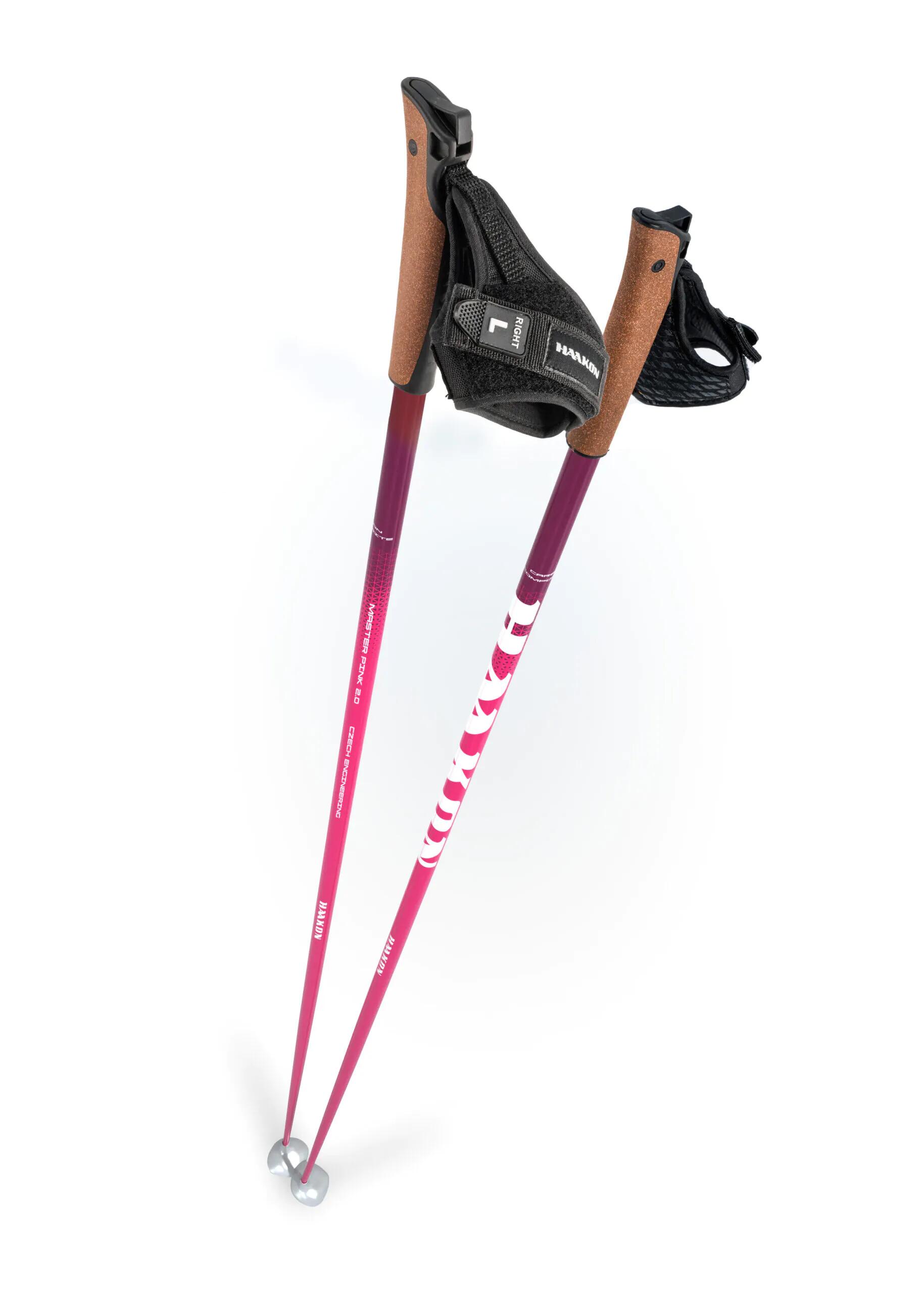 HAAKON Běžecké hole Master Pink 2.0