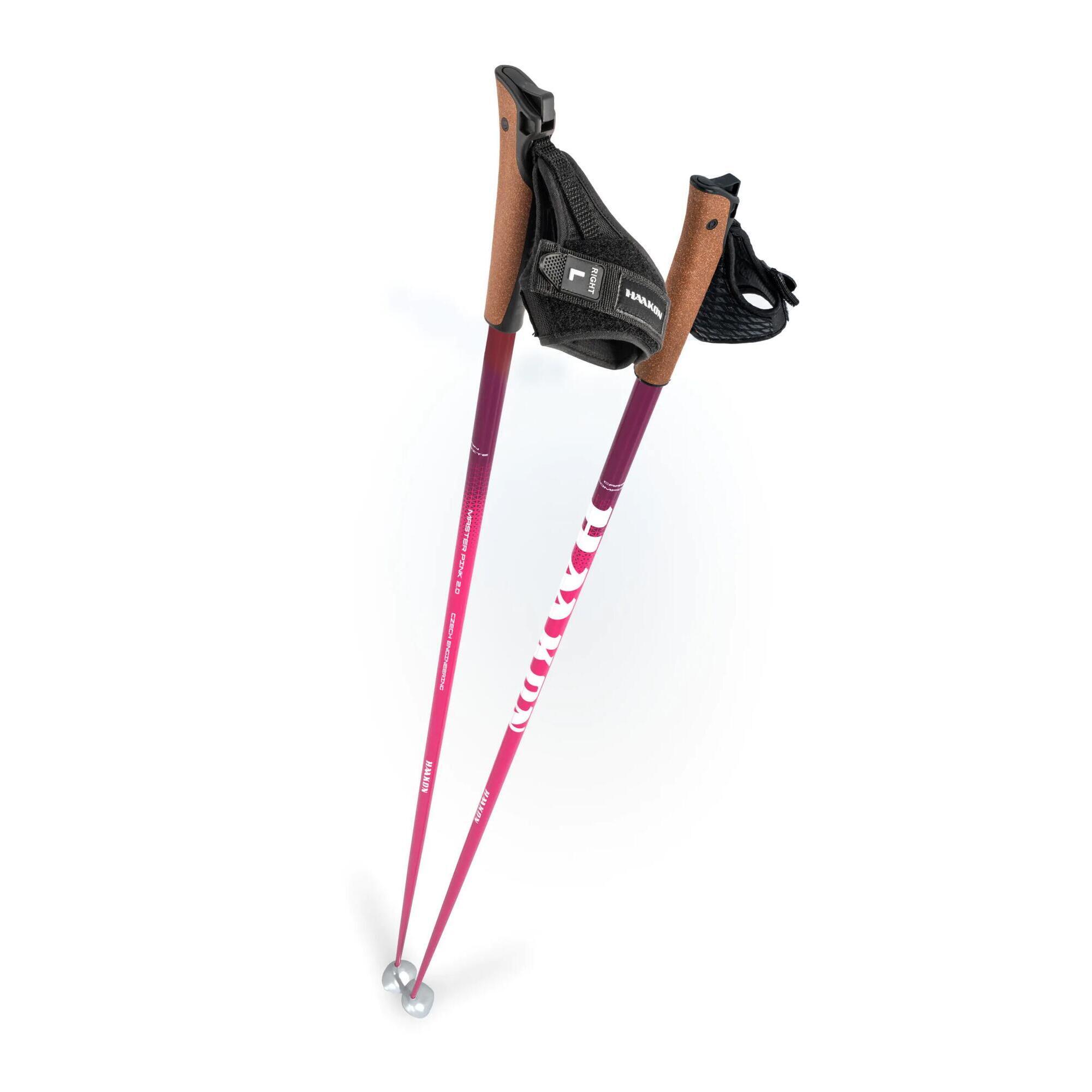 HAAKON Běžecké hole HAAKON Master Pink 2.0