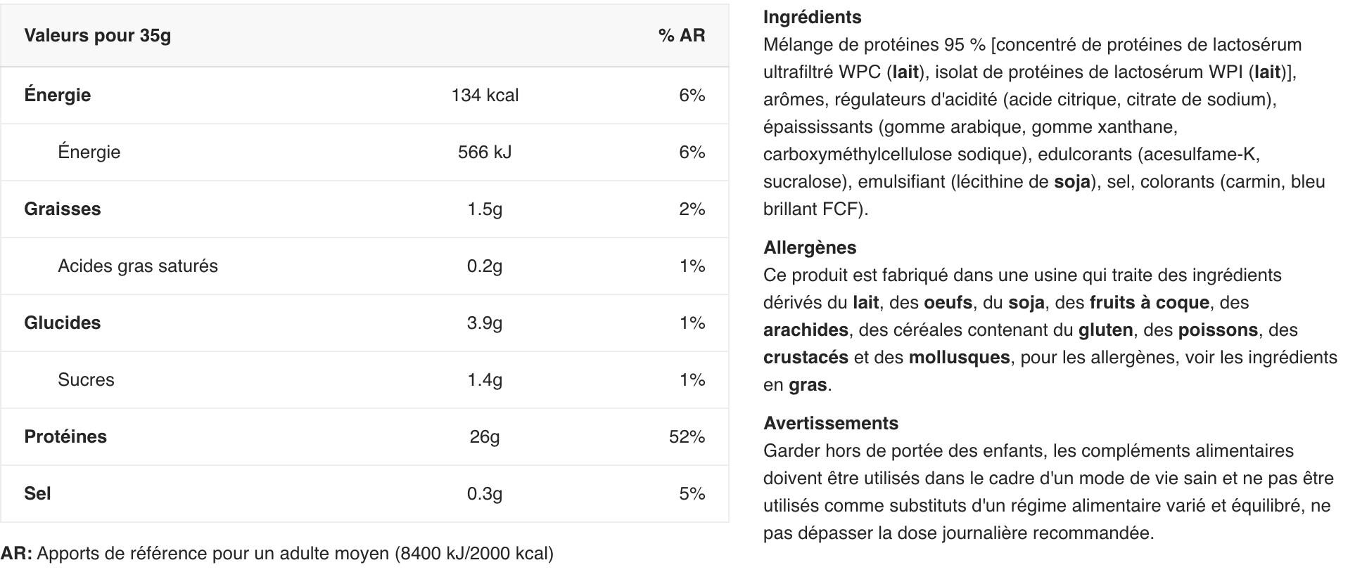 Concentrato di whey - Whey Protein Complex 100% - Mirtillo 2/3