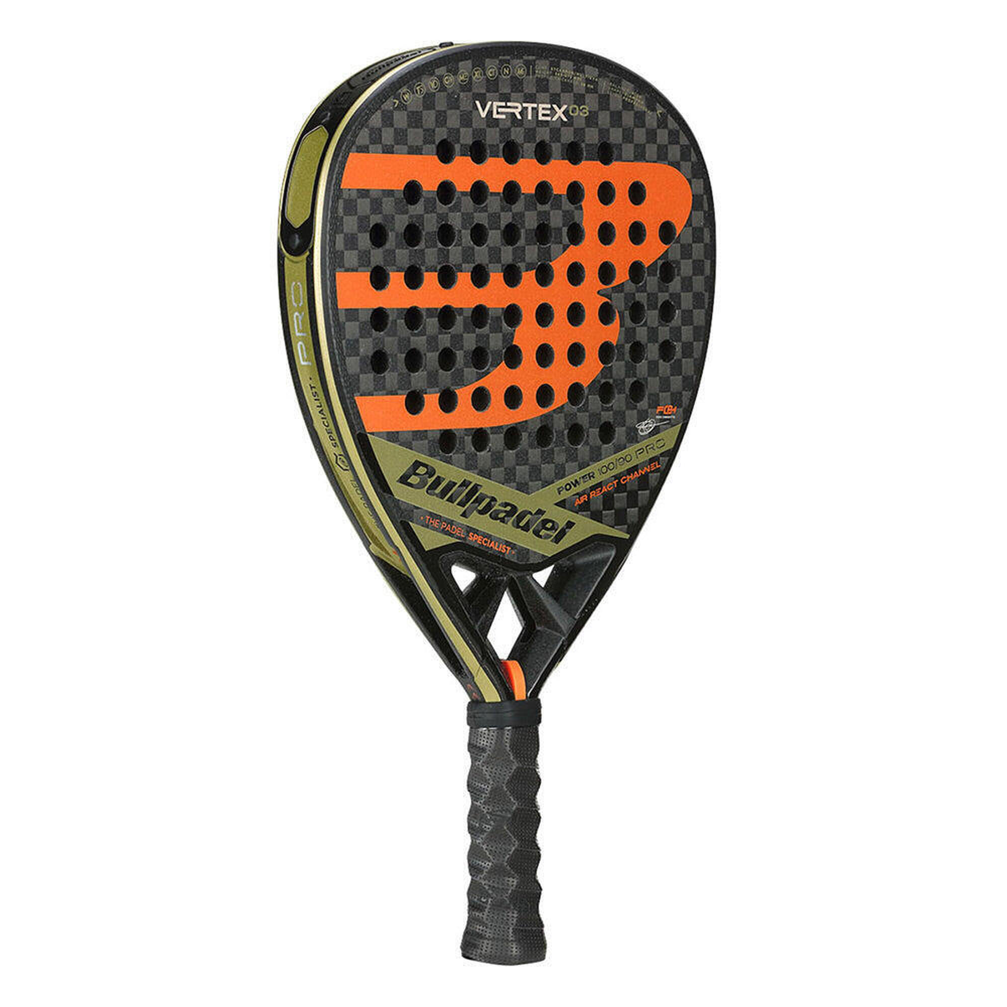 Bullpadel - Raquette De Padel Bullpadel Vertex 03 23 - Raquette De Padel - Multicolore|noir|orange - Taille Unique - Decathlon