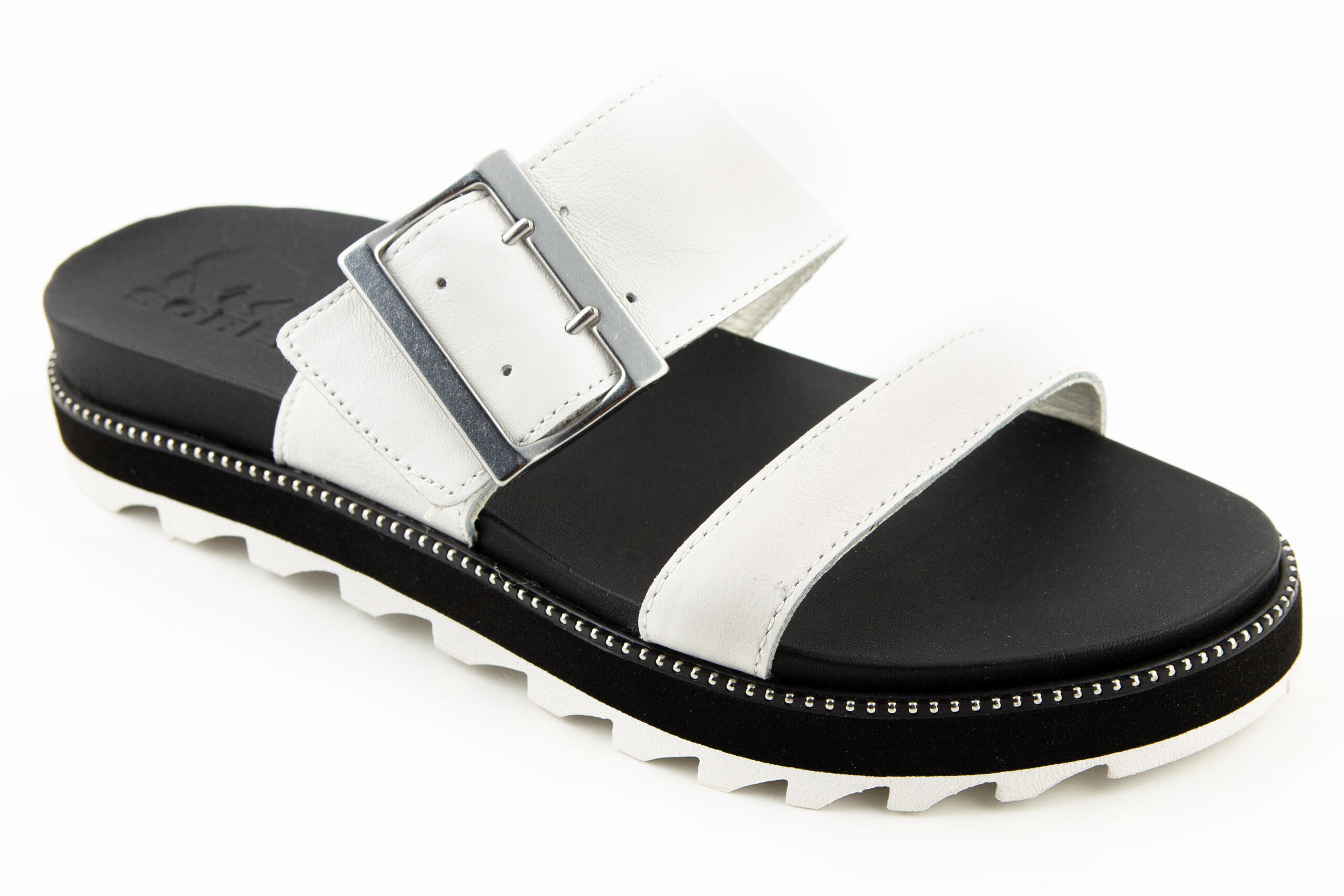 Chanclas Sorel Roaming de piel para mujer 2/7