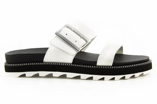 Chanclas Sorel Roaming de piel para mujer