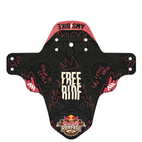 All Mountain Style - Garde-boue Ams - Red Bull Rampage Freeride - Garde-boue - Noir|rouge - No Size - Decathlon