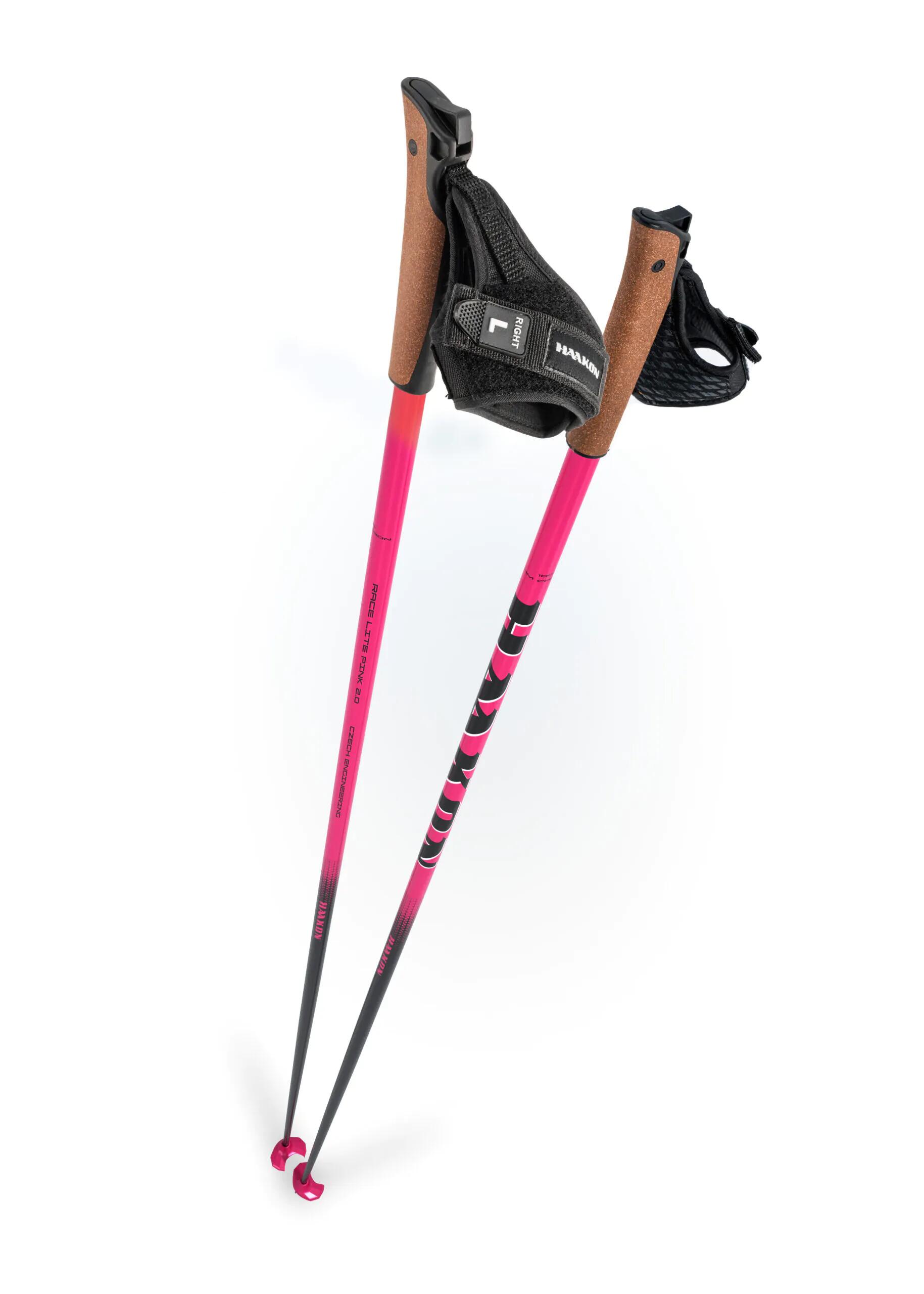 HAAKON Běžecké hole Race Lite Pink 2.0