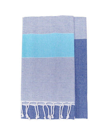 FOUTA D BLEU + TURQUOISE