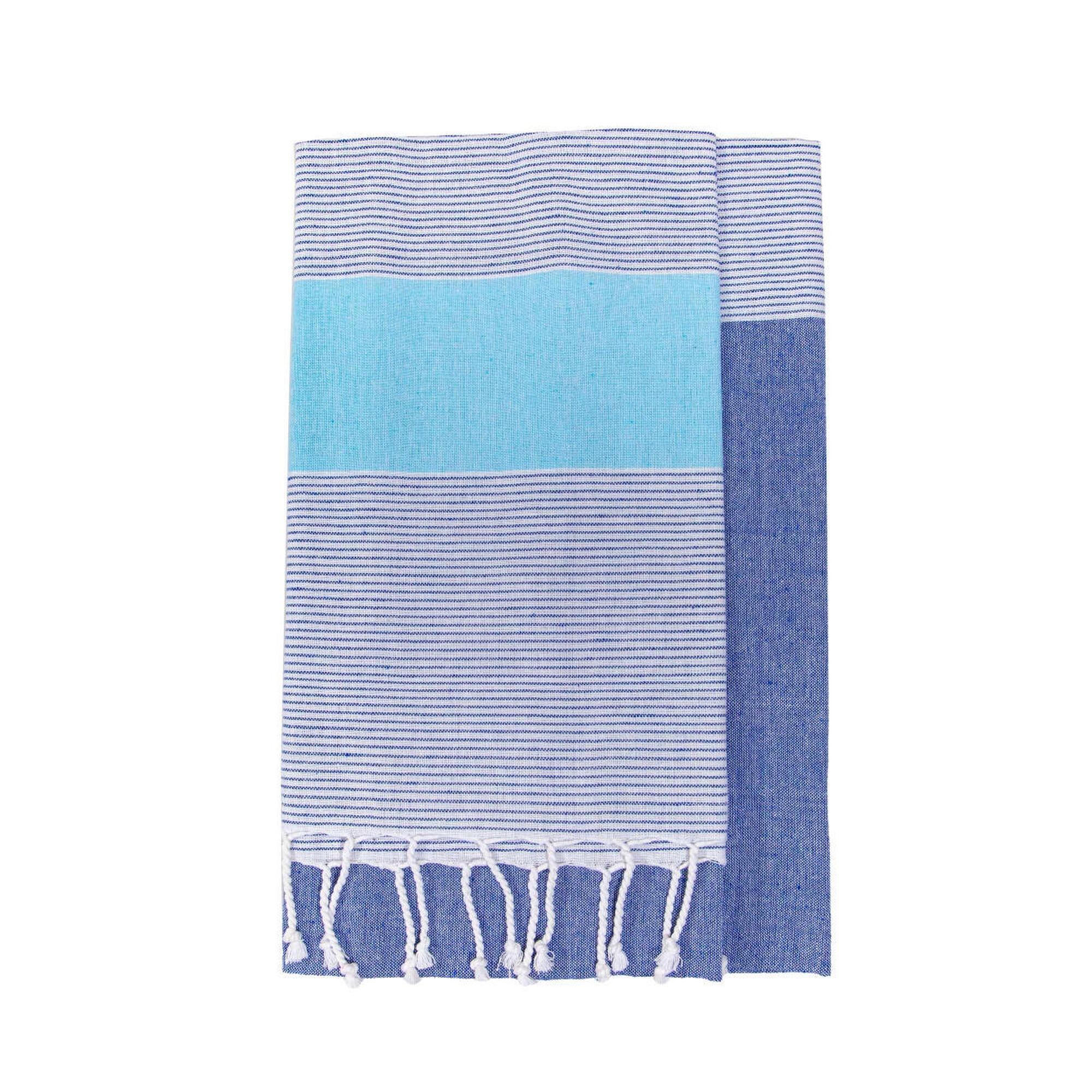 Sun & Surf - Fouta D Bleu + Turquoise - Paréo - Bleu - Taille Unique - Decathlon